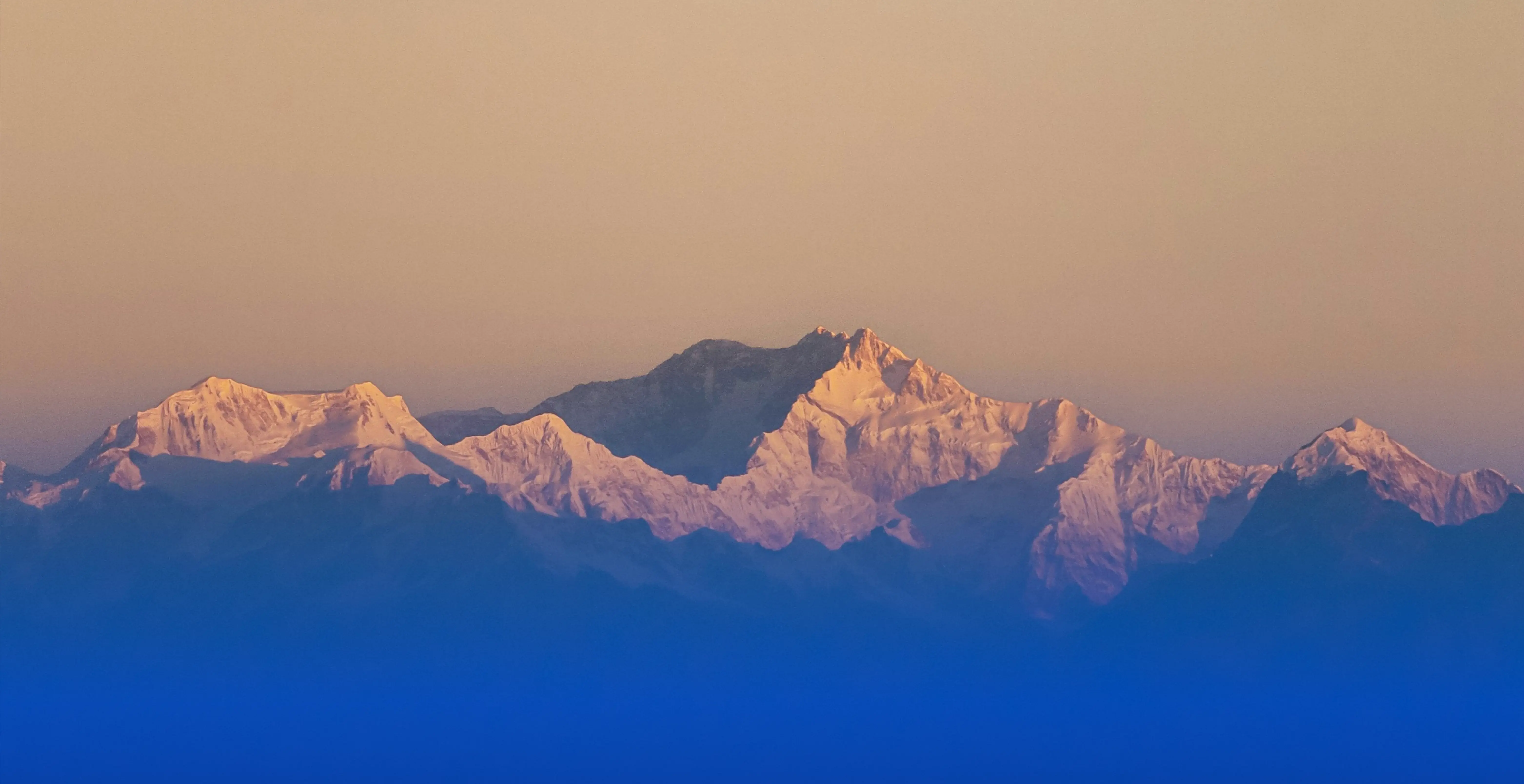 Himalayan View from Mukteshwar